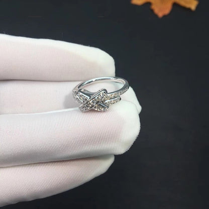 [Glimmer]JEUX DE SILVER DIAMOND RING