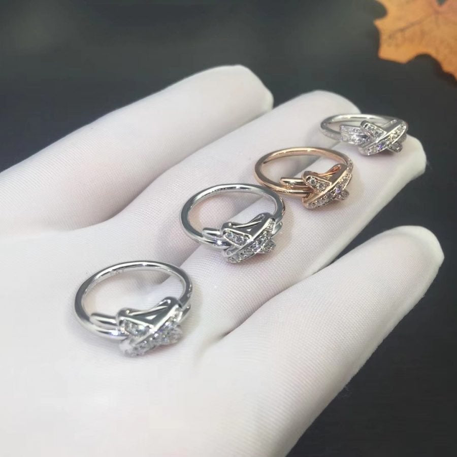 [Glimmer]JEUX DE SILVER DIAMOND RING