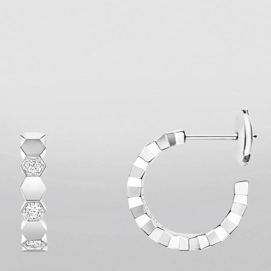 [Glimmer]Hollow Design Four-Leaf Clover Flower Shape Ring