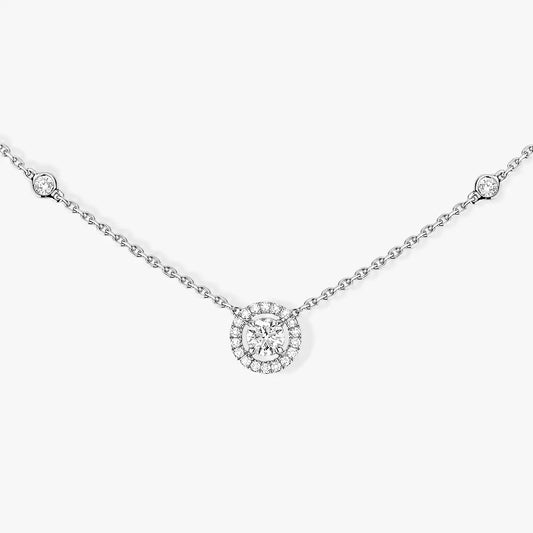 [Glimmer]Diamond Necklace 0,20ct Brilliant Shape Joy