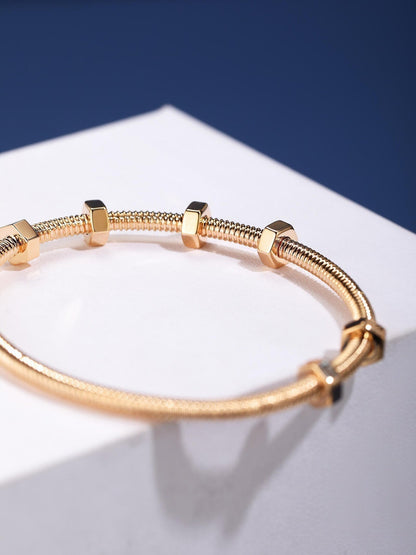 [Glimmer jewelrys]CT THREADED BRACELET