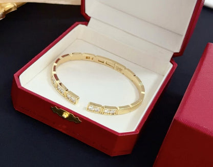 [Glimmer jewelrys]LOVE DIAMOND OPEN  BRACELET