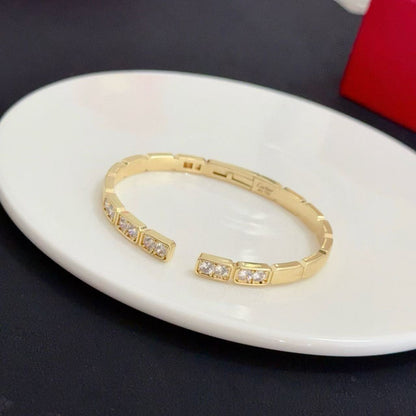 [Glimmer jewelrys]LOVE DIAMOND OPEN  BRACELET