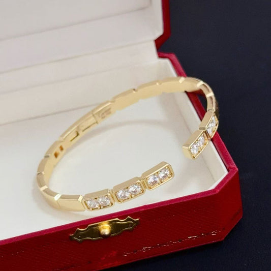 [Glimmer jewelrys]LOVE DIAMOND OPEN  BRACELET