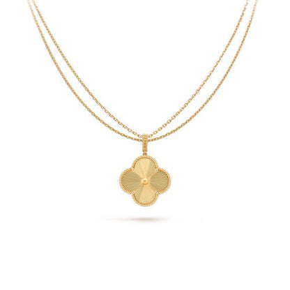 [Glimmer] CLOVER 25MM ペンダント ネックレス ゴールド