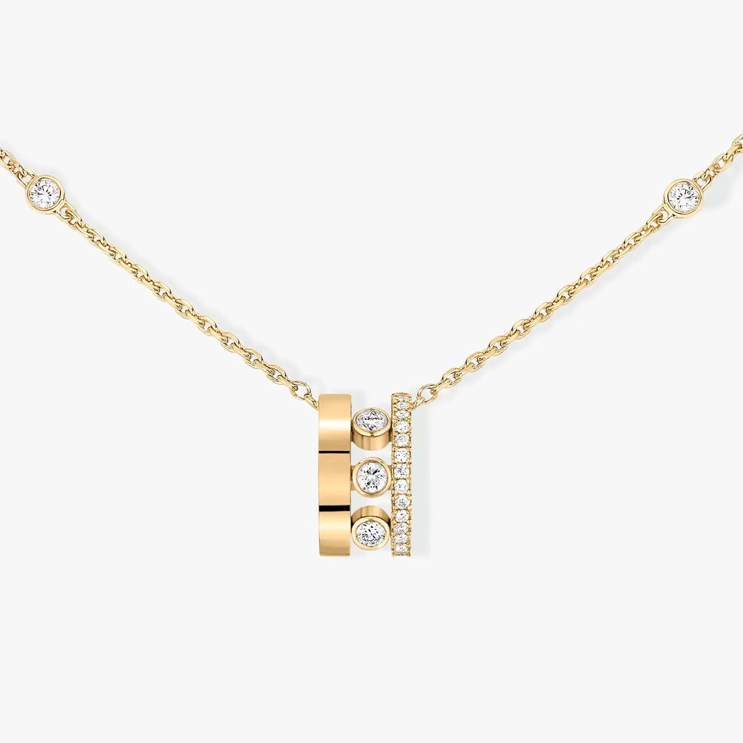[Glimmer]CHAIN MOVE ROMANE PEDAND NECKLACE