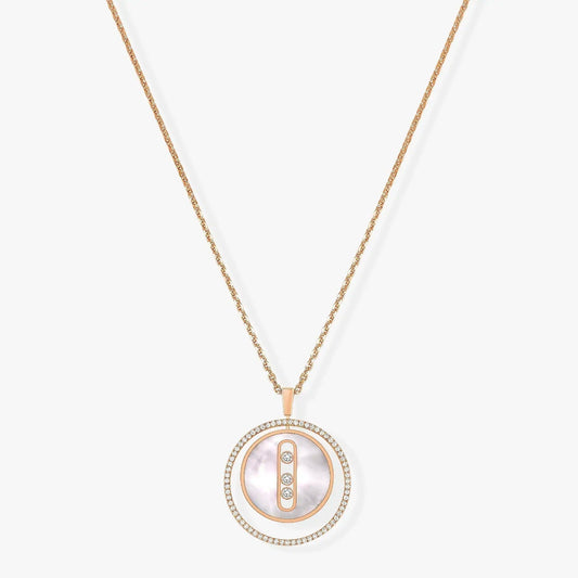 [Glimmer]Demo MOVE MM NACRE BLANCHE DIAMOND NECKLACE