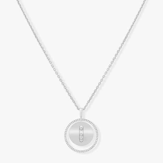 [Glimmer]Demo MOVE MM SILVER DIAMOND NECKLACE