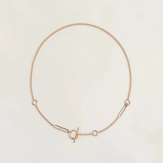[Glimmer]HM STERLING CHAINE D'ANCRE HEART