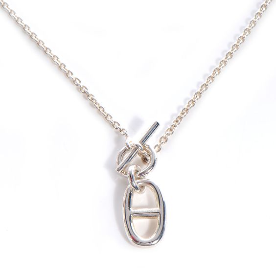 [Glimmer]HM CHAINE D'ANCRE PENDANT NECKLACE STERLING SILVER