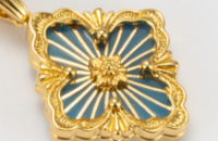 [Glimmer] B.C.L SMALL SIZE  ENAMEL NECKLACE£¨Various colors)