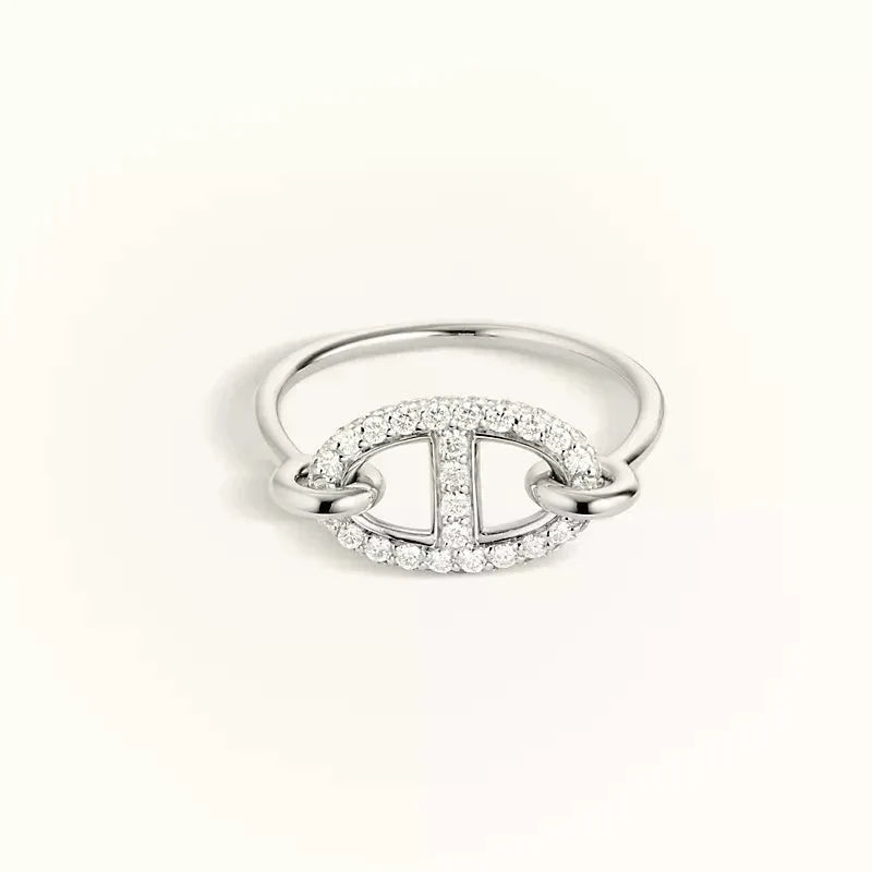 [Glimmer]RONDE SMALL SILVER DIAMOND RING