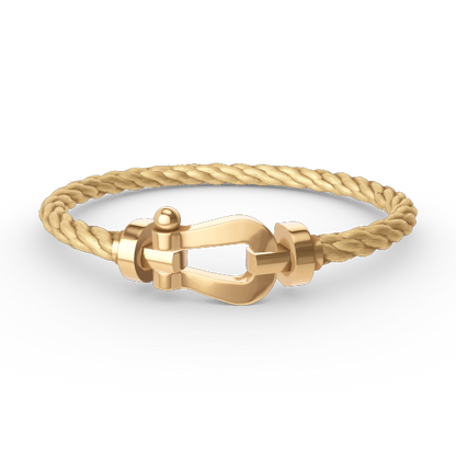 [Glimmer]FORCE LARGE HORSESHOE NO DIAMOND BRACELET GOLD