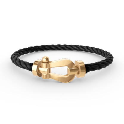 [Glimmer]FORCE LARGE HORSESHOE NO DIAMOND BRACELET GOLD