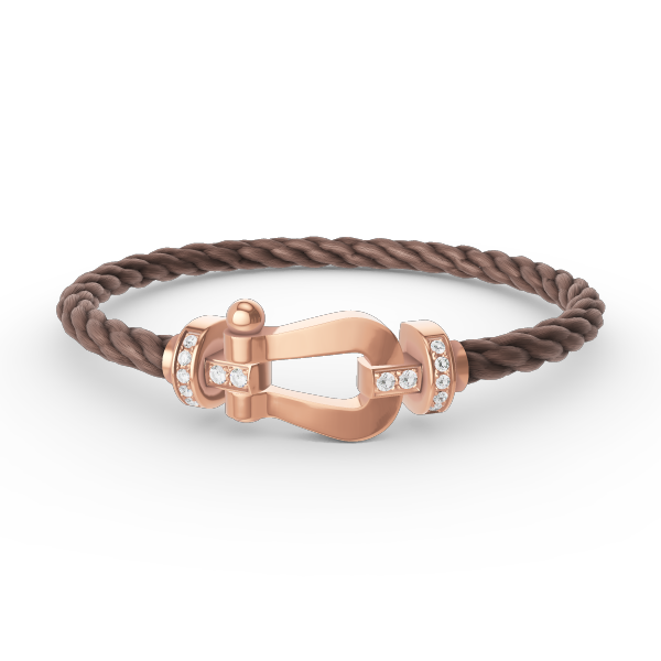 [Glimmer]FORCE LARGE HORSESHOE HALF DIAMOND BRACELET Glimmer GOLD