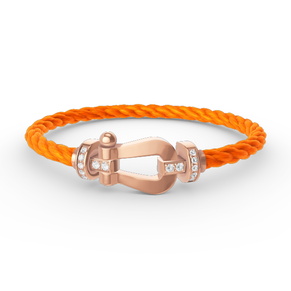 [Glimmer]FORCE LARGE HORSESHOE HALF DIAMOND BRACELET Glimmer GOLD