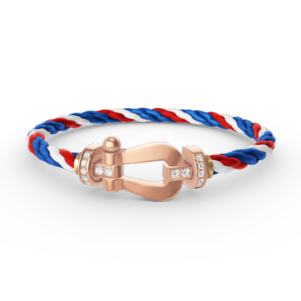 [Glimmer]FORCE LARGE HORSESHOE HALF DIAMOND BRACELET Glimmer GOLD