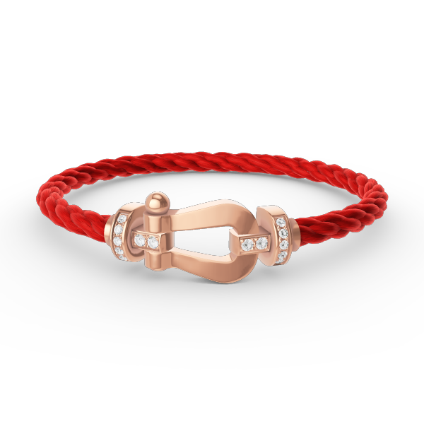[Glimmer]FORCE LARGE HORSESHOE HALF DIAMOND BRACELET Glimmer GOLD