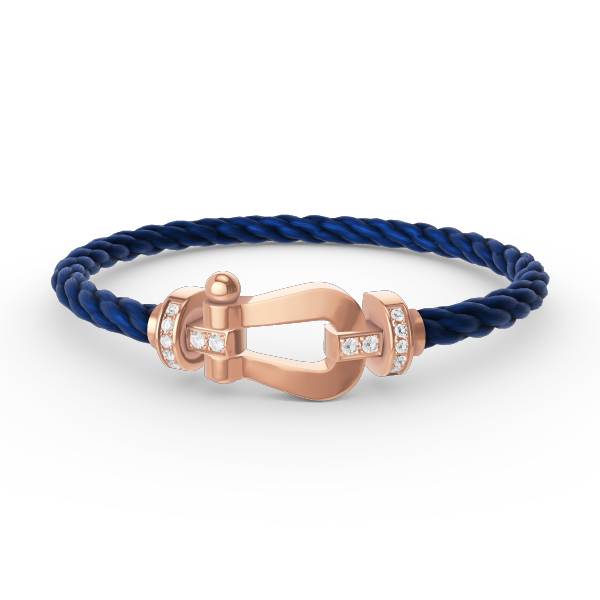 [Glimmer]FORCE LARGE HORSESHOE HALF DIAMOND BRACELET Glimmer GOLD