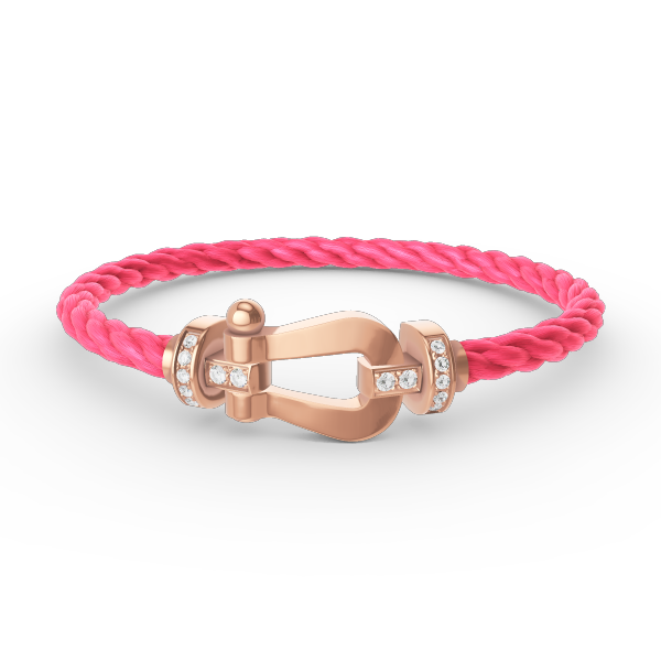 [Glimmer]FORCE LARGE HORSESHOE HALF DIAMOND BRACELET Glimmer GOLD