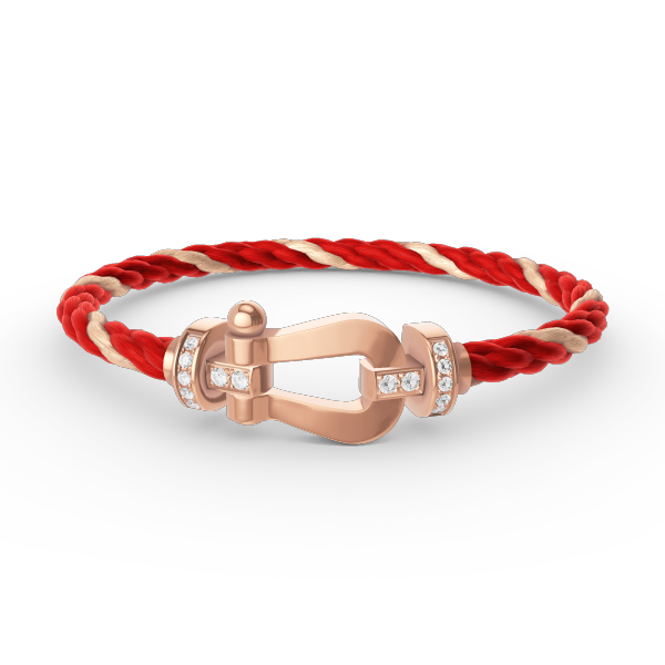 [Glimmer]FORCE LARGE HORSESHOE HALF DIAMOND BRACELET Glimmer GOLD