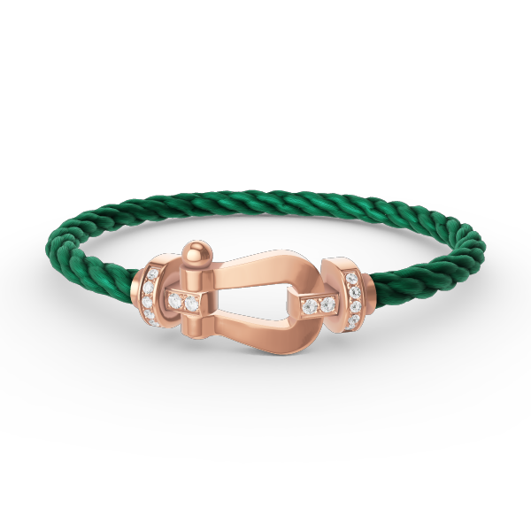[Glimmer]FORCE LARGE HORSESHOE HALF DIAMOND BRACELET Glimmer GOLD