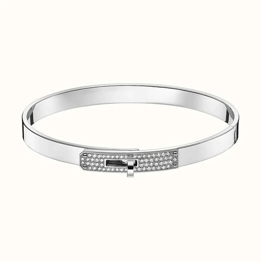 [Glimmer]KELLY SILVER DIAMOND BRACELET