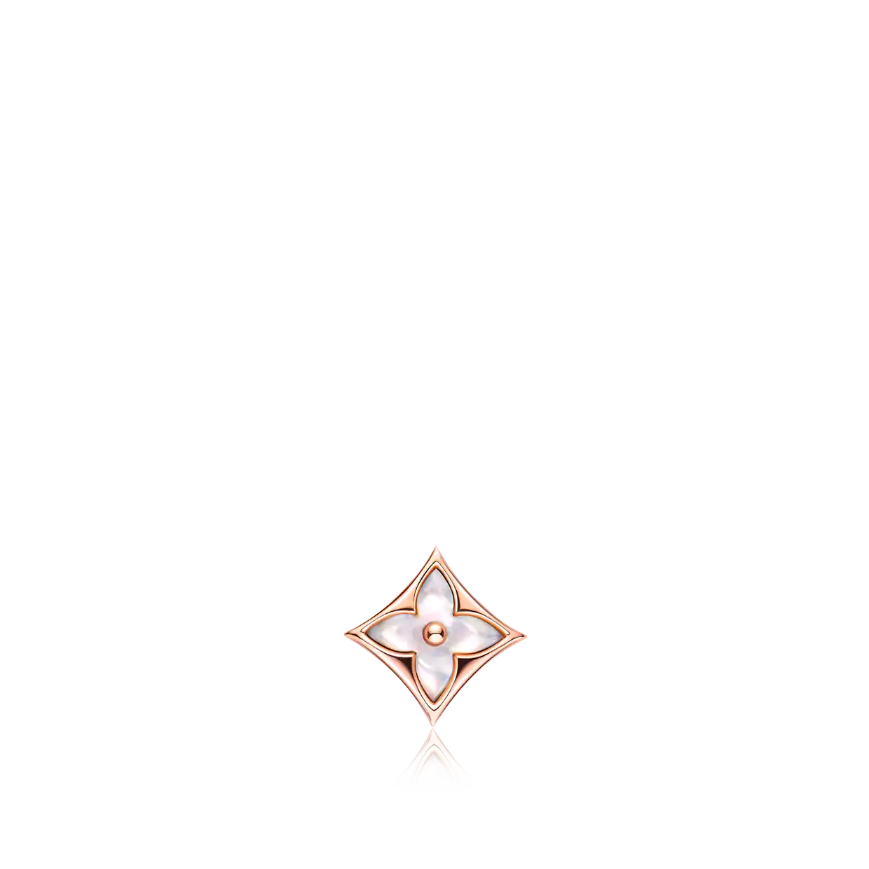 [Glimmer]STAR MOP PINK GOLD EARRINGS