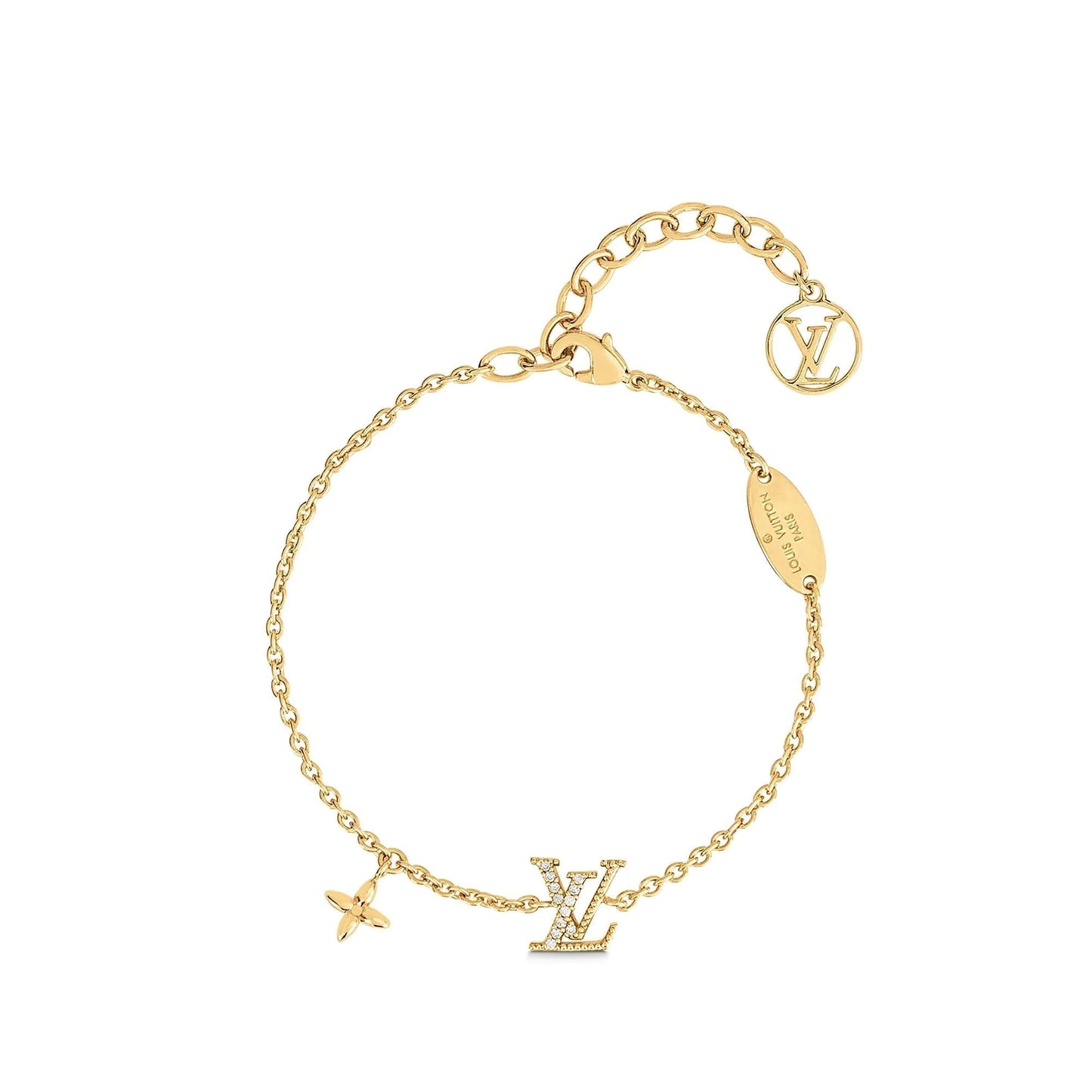 [Glimmer]LOGO STAR MOTIF GOLD BRACELET