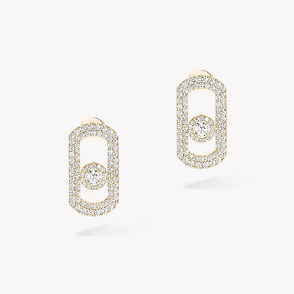 [Glimmer]So Move Pave_-Set Diamond Earrings in Silver