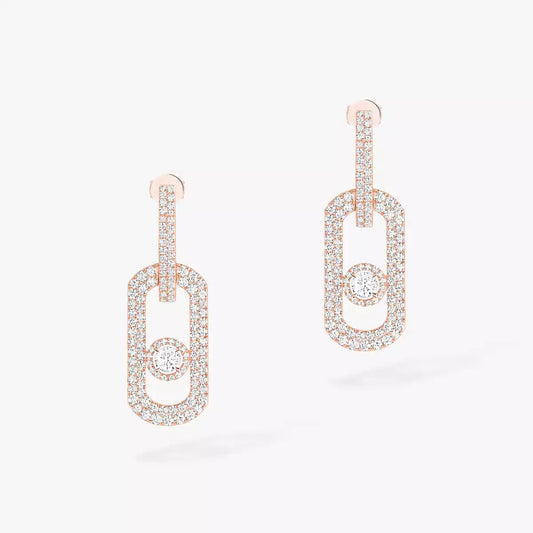 [Glimmer]So Move XL Pave_-Set Diamond Pendant Earrings