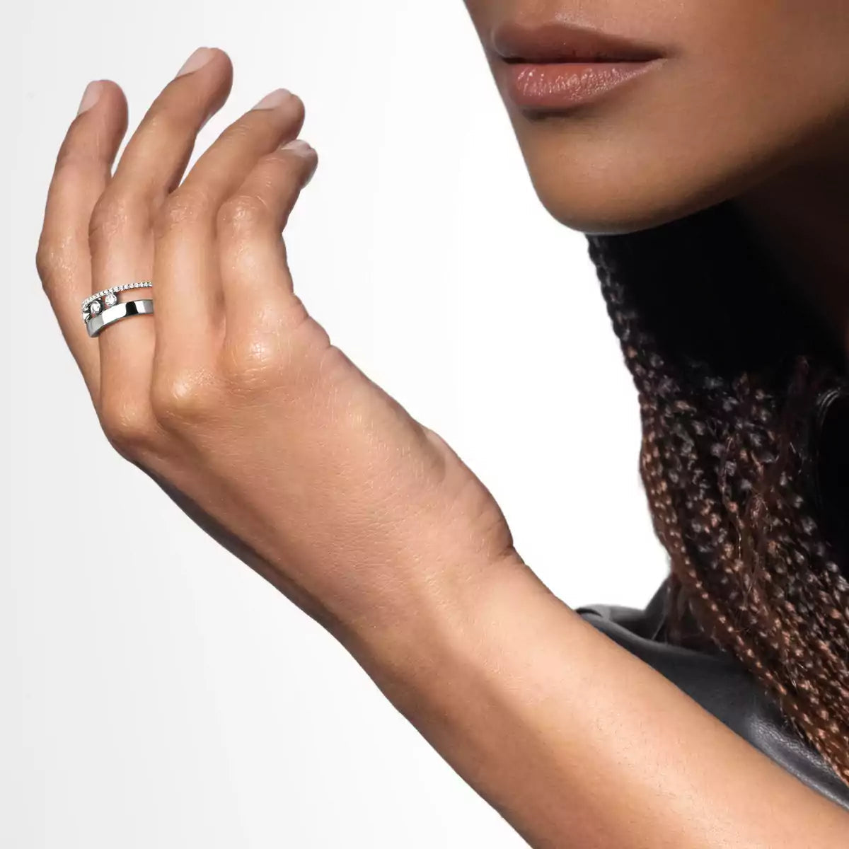 [Glimmer]Move Romane Diamond Ring