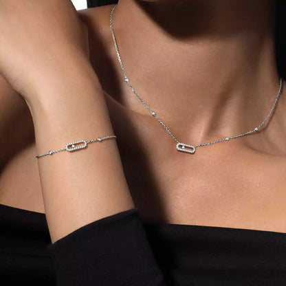 [Glimmer]Diamond Necklace Move Uno