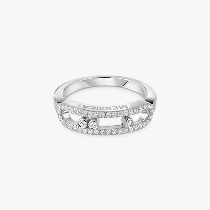 [Glimmer] Baby Move Gold Diamond Pave_ Ring