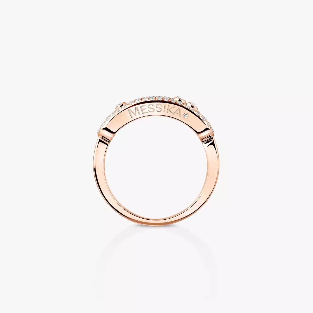 [Glimmer] Baby Move Gold Diamond Pave_ Ring