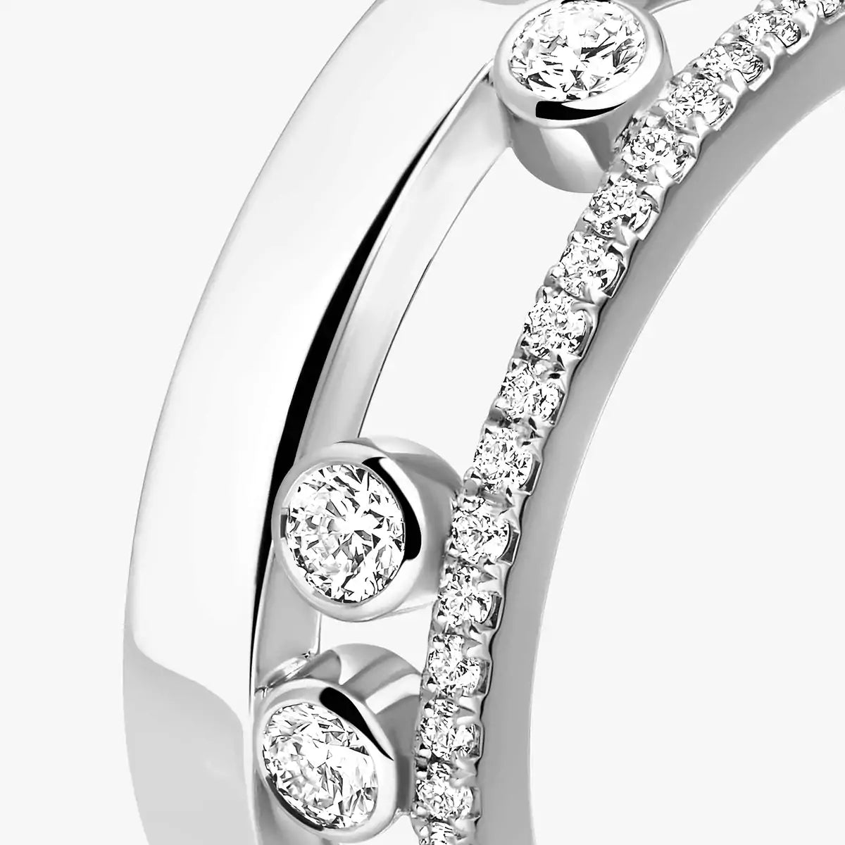 [Glimmer]Move Romane Diamond Ring