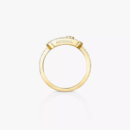 [Glimmer]Move Uno Diamond Ring in Gold