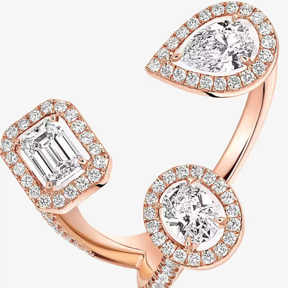 [[Glimmer] Diamond Ring 0,25ct My Twin Trilogy