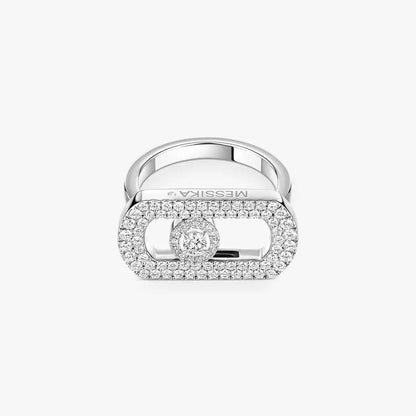 [Glimmer]So Move Pave_-Set Diamond Ring
