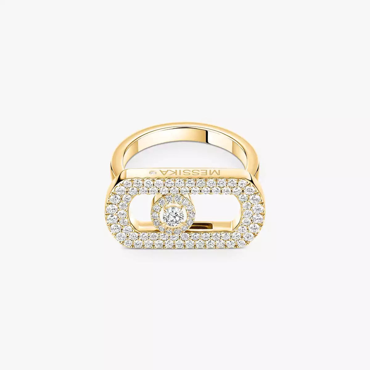 [Glimmer]So Move Pave_-Set Diamond Ring