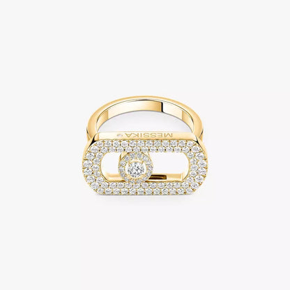 [Glimmer]So Move Pave_-Set Diamond Ring