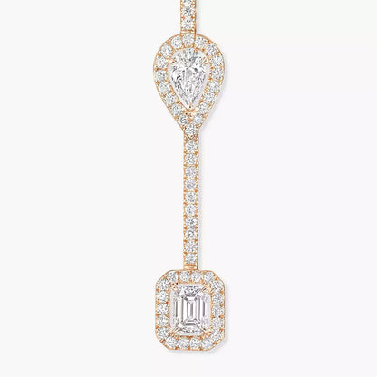 [Glimmer]Diamond Drop Earrings My Twin