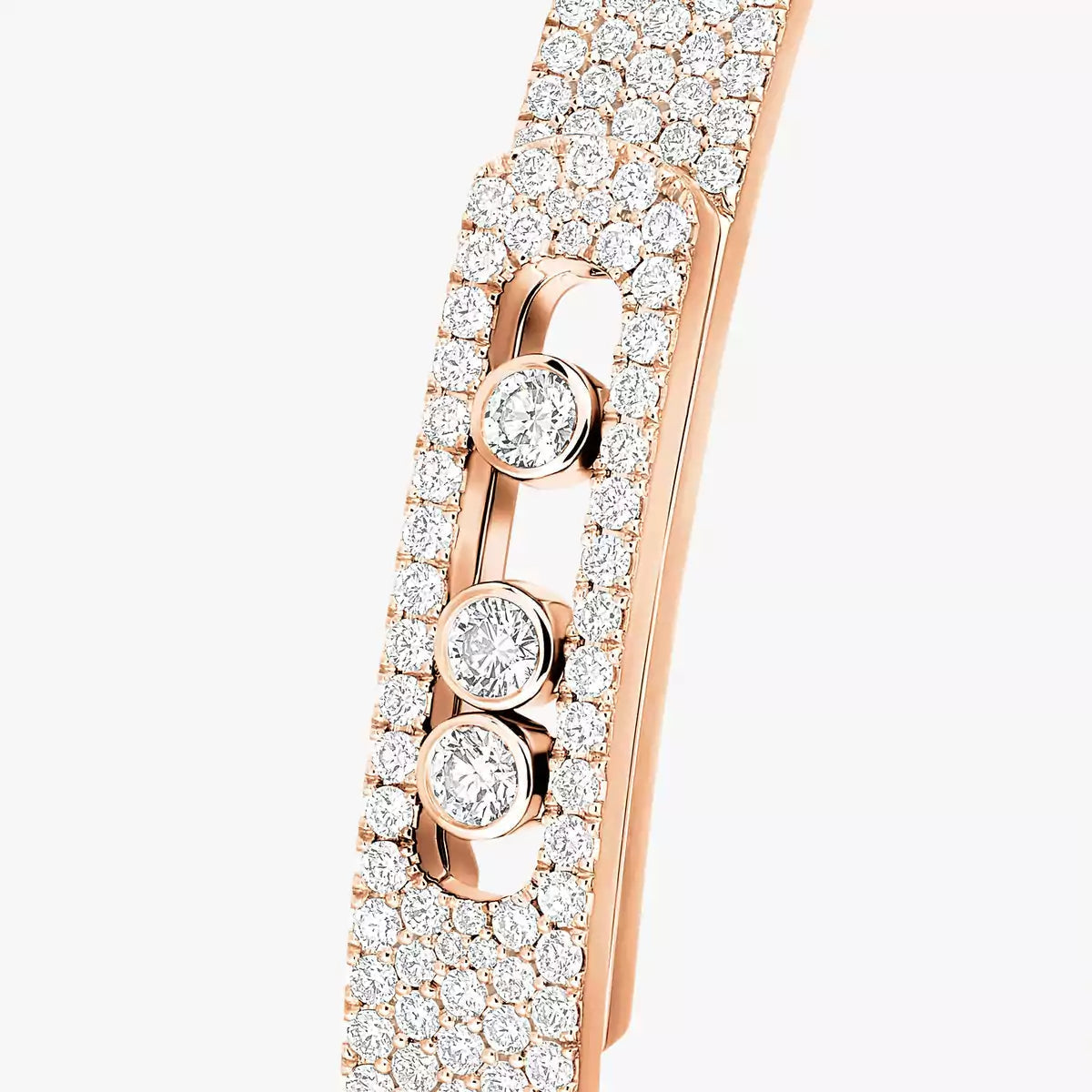 [Glimmer]Move Noa Full Pavé Diamond Bangle Bracelet