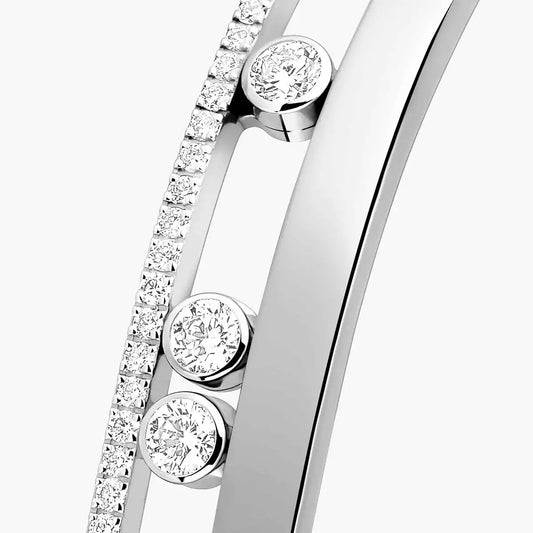 [Glimmer]Move Romane Diamond Bangle Bracelet
