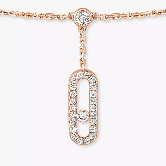 [Glimmer] Move Uno pavé ankle bracelet