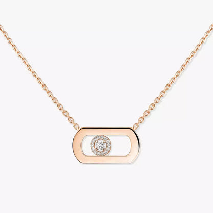 [Glimmer]So Move Diamond Necklace in Gold