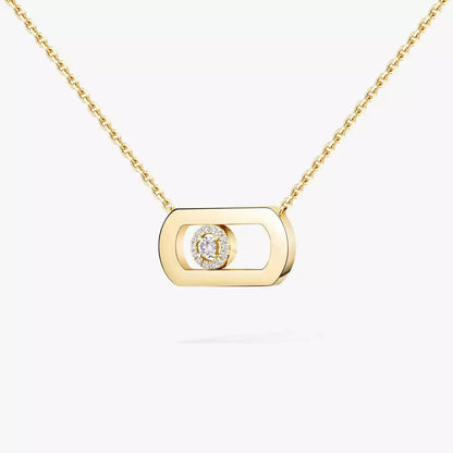 [Glimmer]So Move Diamond Necklace in Gold