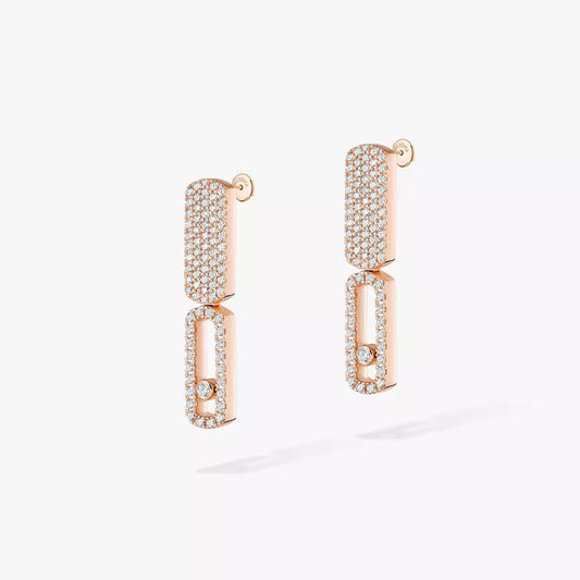 [Glimmer]Imperial Move SM Diamond Earrings