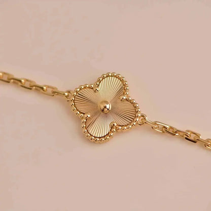 [Glimmer] CLOVER 5 MOTIF LASER BRACELET COLLECTION