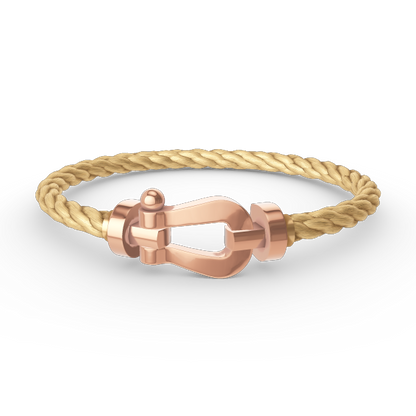[Glimmer]FORCE LARGE HORSESHOE NO DIAMOND BRACELET Glimmer GOLD